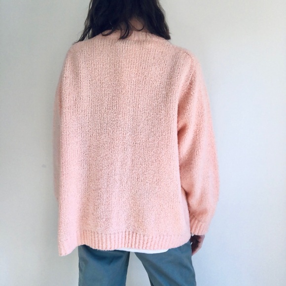 Vintage peach oversized cardigan - Picture 4 of 13